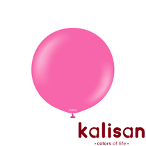 Kalisan Standard 24" Fuchsia Latex Balloons 2pk