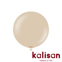 Kalisan Retro 24" Hazelnut Latex Balloons 2pk