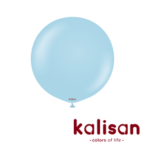 Kalisan Standard 24" Macaron Blue Latex Balloons 2pk