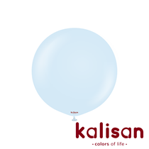 Kalisan Standard 24" Macaron Baby Blue Latex Balloons 2pk