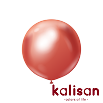 Kalisan 24" Mirror Red Latex Balloons 2pk