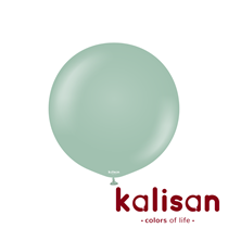 Kalisan Retro 24" Winter Green Latex Balloons 2pk