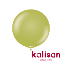 Kalisan Retro 24" Olive Latex Balloons 2pk