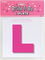 Hen Party Pink L Plate
