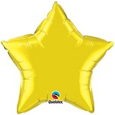 Citrine Yellow 20" Star Foil Balloon