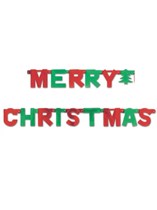 Merry Christmas Jointed Letter Banner
