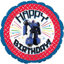 Happy Birthday Robot 24" Foil Balloon