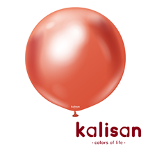 Kalisan 36" Mirror Red Latex Balloons 2pk