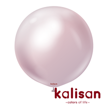 Kalisan 36" Mirror Pink Gold Latex Balloons 2pk