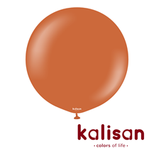 Kalisan Retro 36" Rust Orange Latex Balloons 2pk