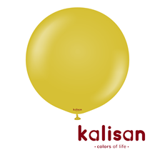 Kalisan Retro 36" Mustard Latex Balloons 2pk