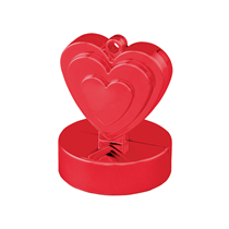 Red Heart Shaped Weight 3.9oz
