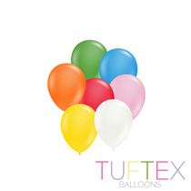 Tuftex Standard Assortment 5" Latex Balloons 50pk