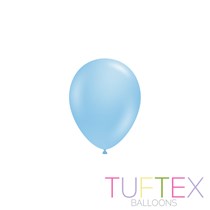 Tuftex Standard Baby Blue 5" Latex Balloons 50pk