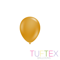 Tuftex Metallic Gold 5" Latex Balloons 50pk