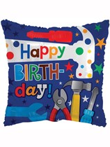 Happy Birthday Tool Box 18" Foil Balloon