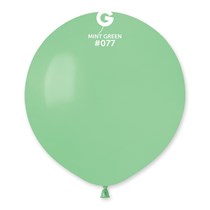 Gemar Macaron Mint Green 19" Latex Balloons 10pk
