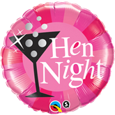 Hen Night 18" Foil Balloon