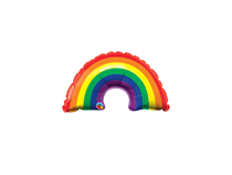 Mini Bright Rainbow 14" Foil Balloon
