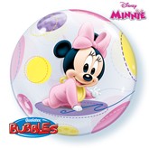 Baby Minnie Bubble Balloon 22"