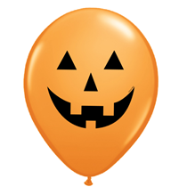 Halloween Happy Jack 11" Latex Balloons 6pk