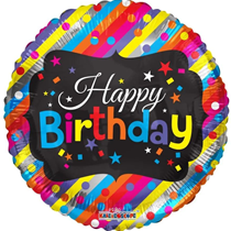 Happy Birthday Marquee 18" Foil Balloon