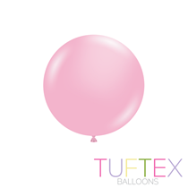 Tuftex Standard Baby Pink 17" Latex Balloons 50pk