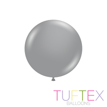 Tuftex Metallic Silver 17" Latex Balloons 50pk
