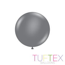 Tuftex Standard Gray Smoke 17" Latex Balloons 50pk