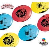 Qualatex 12" Spiderman Assorted Quick Link Latex Balloons 50pk