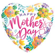 Mother's Day Spring Floral 18" Foil Balloon