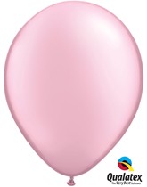 Qualatex Pearl 11" Pearl Pink Latex Balloons 6pk