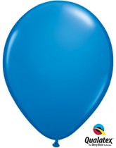 Qualatex Standard 11" Dark Blue Latex Balloons 6pk