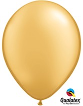 Qualatex Metallic 11" Gold Latex Balloons 6pk