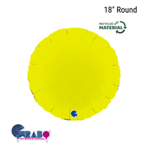 Matte Lime Green 18" Round Foil Balloon