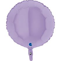 Pastel Matte Lilac 18" Round Foil Balloon