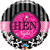 18" Hen Night Foil Balloon