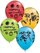 Avengers Happy Birthday 11" Latex Balloons 25pk