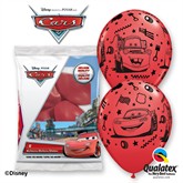 Disney Cars 11" Latex Balloons 6pk