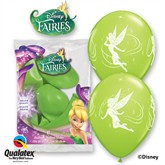 Disney Fairies 11" Latex Balloons 6pk