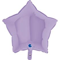 Pastel Matte Lilac 18" Star Foil Balloon