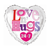 18" Love N Hugs Foil Balloon