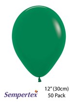 Sempertex Forest Green 12" Latex Balloons 50pk