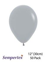 Sempertex Grey 12" Latex Balloons 50pk