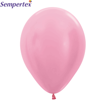 Sempertex Satin Pink 12" Latex Balloons 50pk