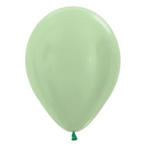 Sempertex Satin Green 12" Latex Balloons 50pk