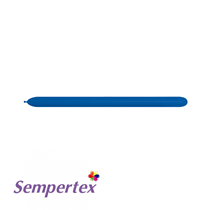 Sempertex 360 Fashion Royal Blue Modelling Balloons 50pk