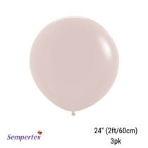 sempertex white sand 24 inch 2 foot latex balloons