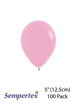 Sempertex Pink 5" Latex Balloons 100pk