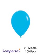 Sempertex 5" Fashion Blue Latex Balloons 100pk